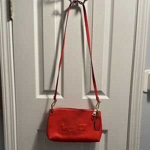 Coach Bold orange Crossbody Bag